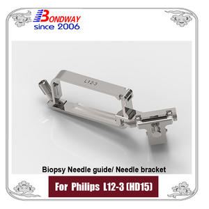 Biopsy Needle Guide For Philips L12-3 (HD5 HD6 HD7 HD11 HD15 HD7XE) Linear Array Ultrasound Probe, Needle Bracket, Biopsy Kits       