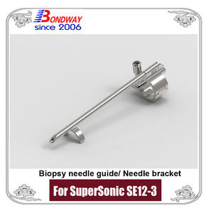 SuperSonic Stainless Steel Reusable Biopsy Needle Bracket, Needle Guide For Transvagina Ultrasound Transducer SE12-3