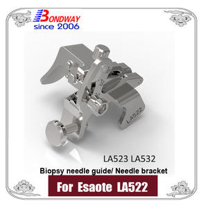 Esaote biopsy needle bracket for linear transducer LA522 LA523 LA532