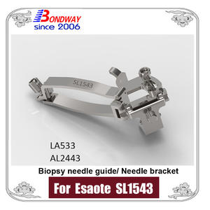 biopsy needle bracket for Esaote linear transducer SL1543 LA533 AL2443