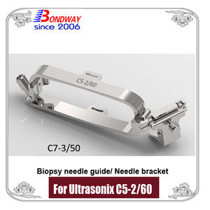 Ultrasonix biopsy needle bracket, needle guide for transducer C5-2/60 C7-3/50