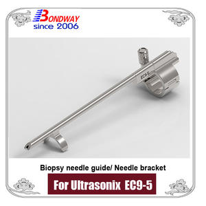 Ultrasonix biopsy needle bracket, biopsy needle guide for transducer EC9-5