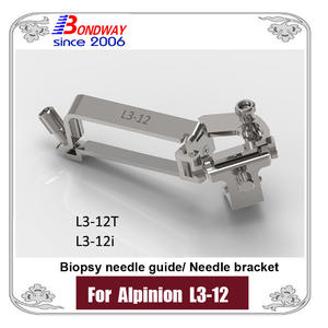 ALPINION Biopsy Needle Bracket, Reusable Biopsy Needle Guide For Linear Array Ultrasound Probe L3-12 L3-12T L3-12i