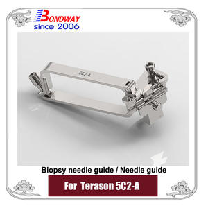 Terason Biopsy Needle bracket, reusable needle guide for ultrasound probe 5C2-A