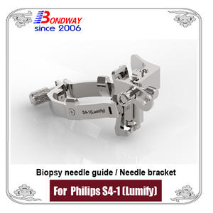 Philips Biplane ultrasound transducer S4-1(Lumify) biopsy needle guide bracket