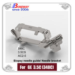 Biopsy Needle Guide For GE Convex Ultrasound Transducer 3.5C (348C) 3.5CS AC2-5 548C, Needle Bracket