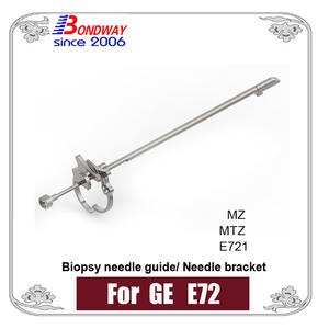 GE biopsy needle guide for ultrasound transducer E72, E721, MTZ, MZ