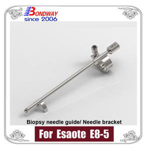 biopsy needle bracket, needle guide for Esaote endocavity transducer E8-5