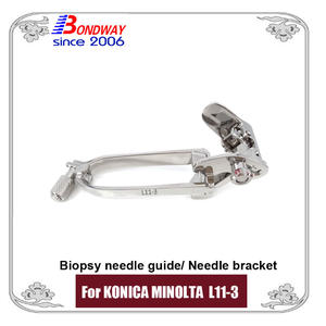 KONICA MINOLTA linear transducer L11-3 reusable biopsy needle bracket guide 