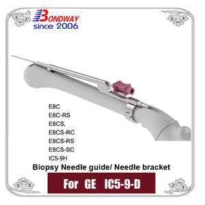 Biopsy Needle Guide For GE Endocavity Transducer IC5-9-D, IC5-9H E8C E8C-RS  E8CS E8CS-RS  E8CS-SC, Needle Bracket, Biopsy Guide