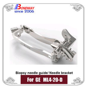 GE biopsy needle guide for GE ultrasound transducer ML4-20-D