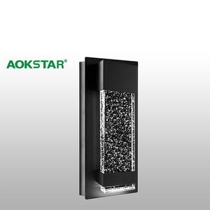 Led Wall light Pillar Light color temperature switchable with heavy-cut crystal