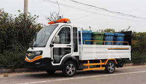 china customized Trash bin transport truck  factory manufacturer high quality for sale