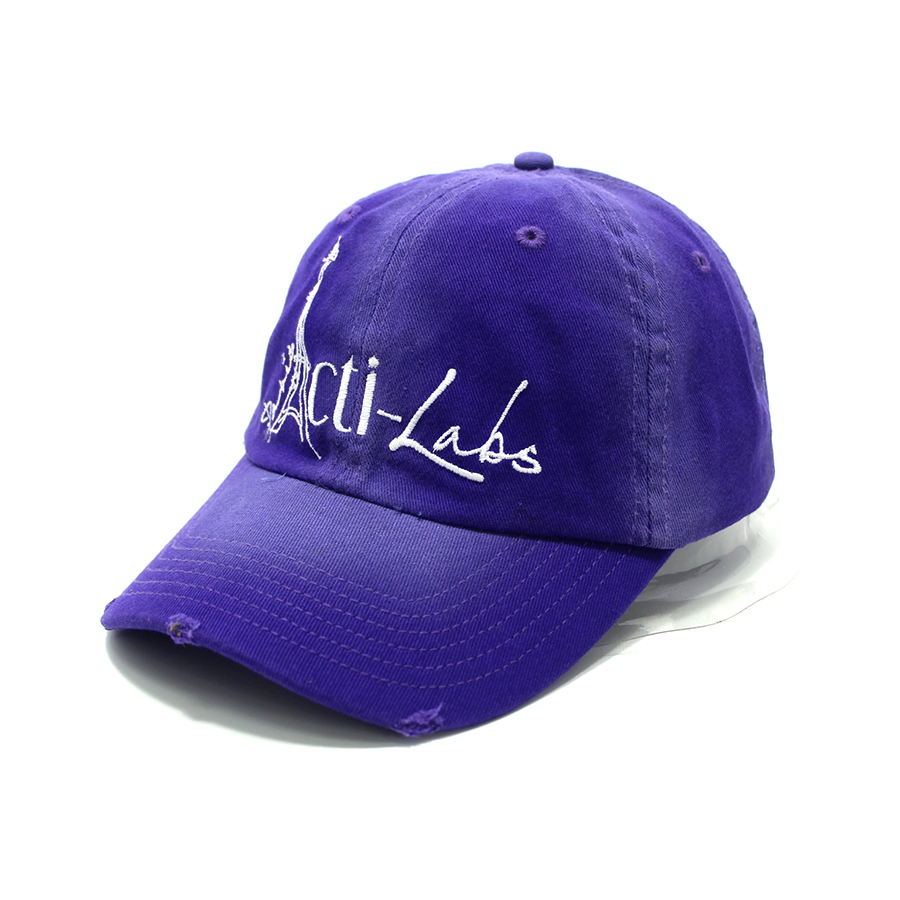 Worn-out purple dad hats | Wintime Hat Manufacturer