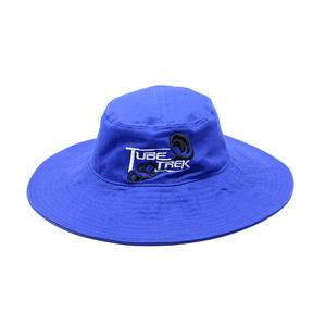 Custom Blue bucket hats, Embroidered Logo | Wintime Hat Manufacturer