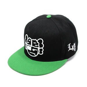 Black-Green Youth snapback hats | Wintime Hat Manufacturer