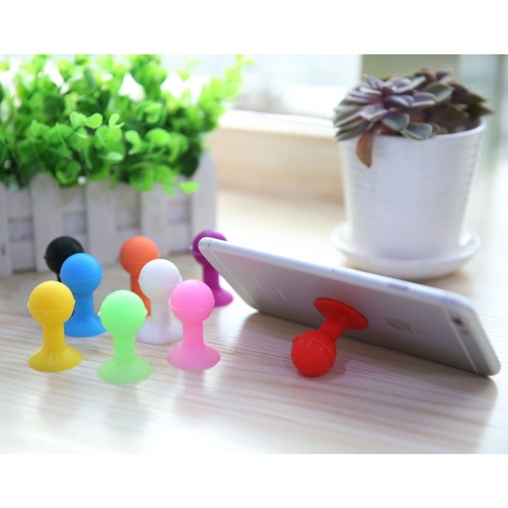 low price silicone phone sucker stand