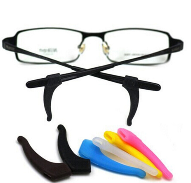 silicone sport glasses ear hooks protectors