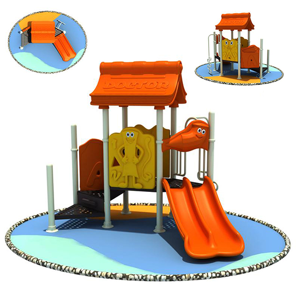 Educational good quality plastic playground slides company
