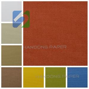 2015 hot cotton packing fabric/ paper backed book binding cloth for wedding cards