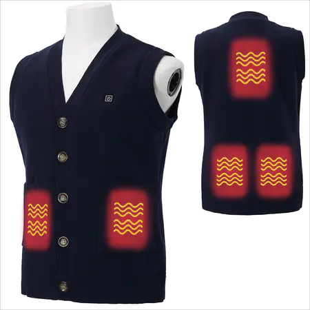 Unisex Men Women Warmer Safe Heating Heated Vest