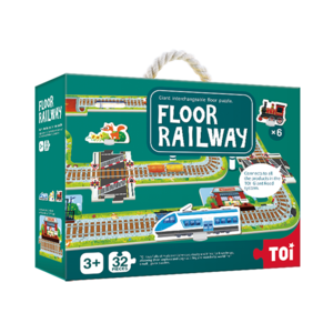 TOI Giant Floor Puzzle Floor Railway Paper Educational Jigsaw Puzzle For Kids 