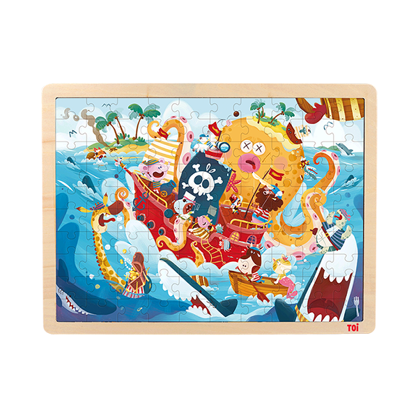 Pirates Jigsaw Puzzle - Education Adventure Learning Children