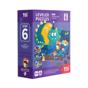 TOI Leveled Puzzles Educational Toy Jigsaw Puzzles For Children Aged 3+
