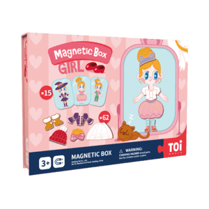 TOI磁性拼图女孩儿童磁力磁贴冰箱贴2-3-5-6岁宝宝早教男女孩益智玩具