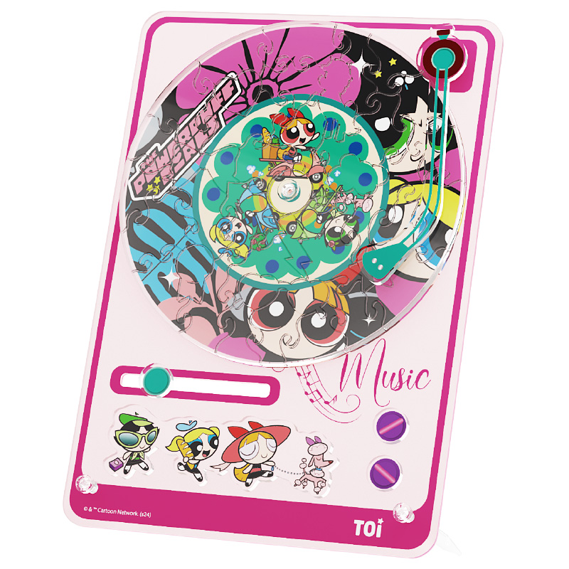 Iso-Puzzle Series - Powerpuff Girls Series - Heartbeat Record Player