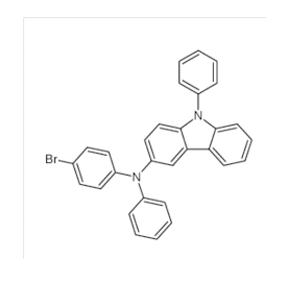 N-(4-bromophenyl)-N.9-diphenyl-9H-carbazol-3-amine-1181679-85-5