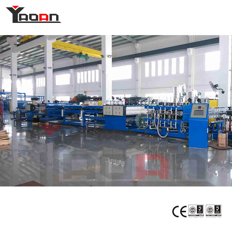 China Custom-made PP  flute hollow sheet extrusion machine manufacturers