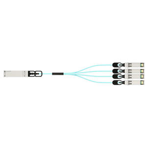 H40G QSFP+ To 4X10G SFP+ Breakout Active Optical Cables，1m~100m Reach