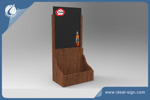 Supplier for wooden table top menu holder Chalkboard Menu with custom design