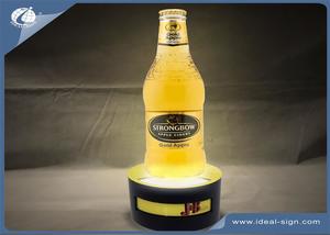 Custom made illuminated liquor glorifier acrylic bottle display shelf for wholesale