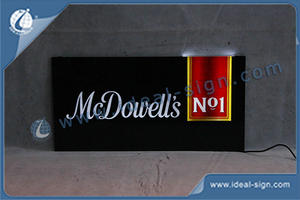 24"by 12" McDowell's NO1 Slim Light Sign With OEM Service Avaliable
