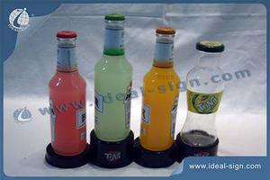 Plastic 4-Bottle Holder Liquor Bottle Glorifier For Tina Display