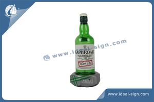 Custom acrylic bottle display led liquor display wholesale LED beer bottle display