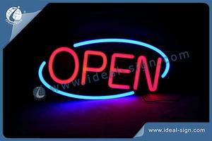 Wholesale ABS Framed Open Sign LED Fake Neon Signs   