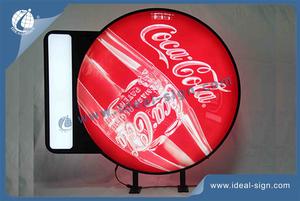 Custom Vacuum Formed Sign Coca Cola Led Sign CYMK Silk Printing