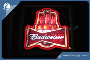 Wholesale custom neon light signs led neon sign Budweiser beer signs