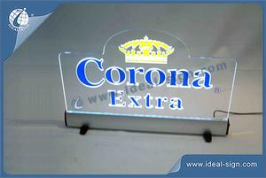 Corona Extra Acrylic LED Sign Display / Slim Led Light Box Sign