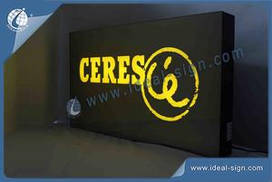 CERES Indoor LED Light Signs For Display Advertising 70 X 40 X 8CM 