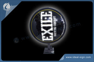Exile Brewing Sign Vacuum-Formed LED Light Sign
