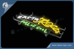 LED Neon Sign With Metal frame To Imitate Real Neon Sign