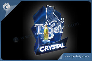 Tiger Crystal LED Neon Sign /Bottle Glorifier