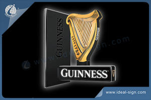 Guinness Outdoor Light Sign Modular Exterior Signage 