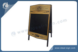 Wooden A-Frame Chalkboard With Customized Size And Logo