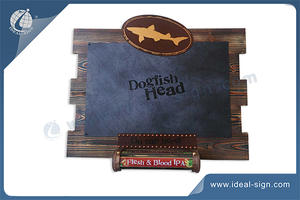 Wall-mounted Chalkboard Wooden Frames With Custom Logo And Size