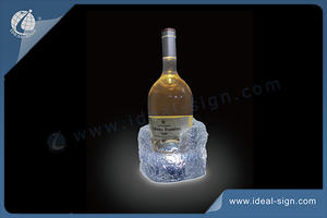 LED Iceberg glorifier Ice Effect Poly Resin Bottle Display
